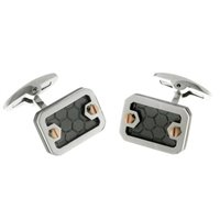 Cufflinks Chimento Man in Steel 3TX6889ZZ7000 - 3TX6889ZZ7000